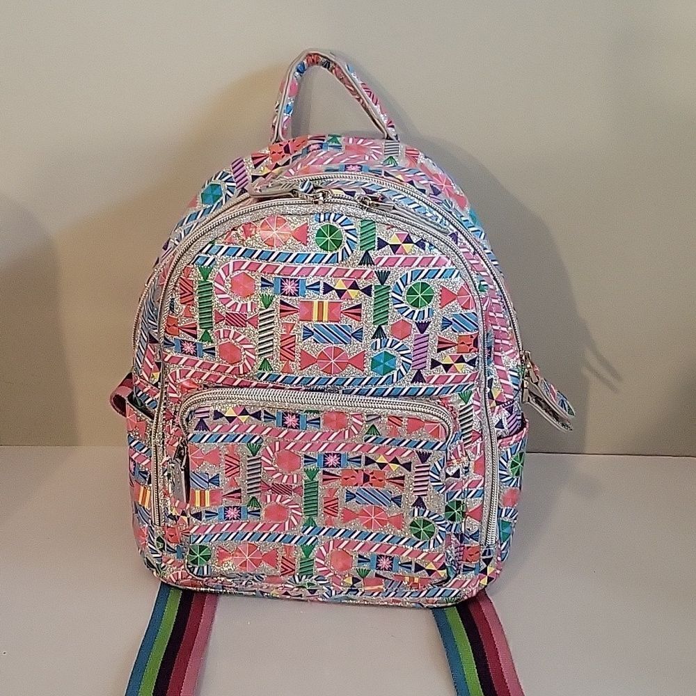 Bari Lynn Mini backpack Rainbow Metallic Candy